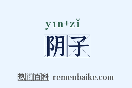 阴子是什么意思的图片